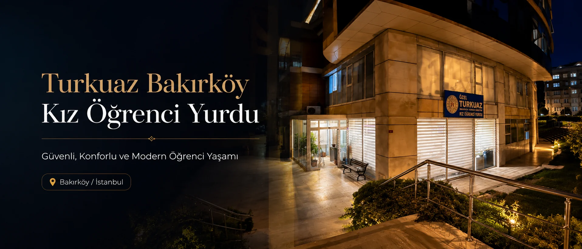 Bakırköy Kız Öğrenci Yurdu 24 saat sıcak su ve modern duş alanı