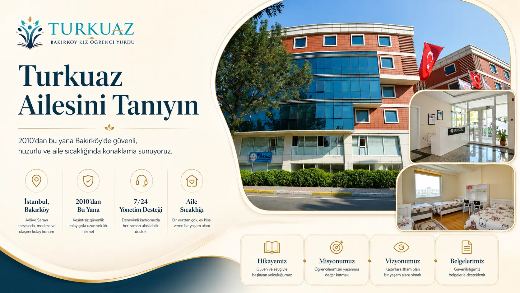 Turkuaz Kız Öğrenci Yurdu hakkımızda banner